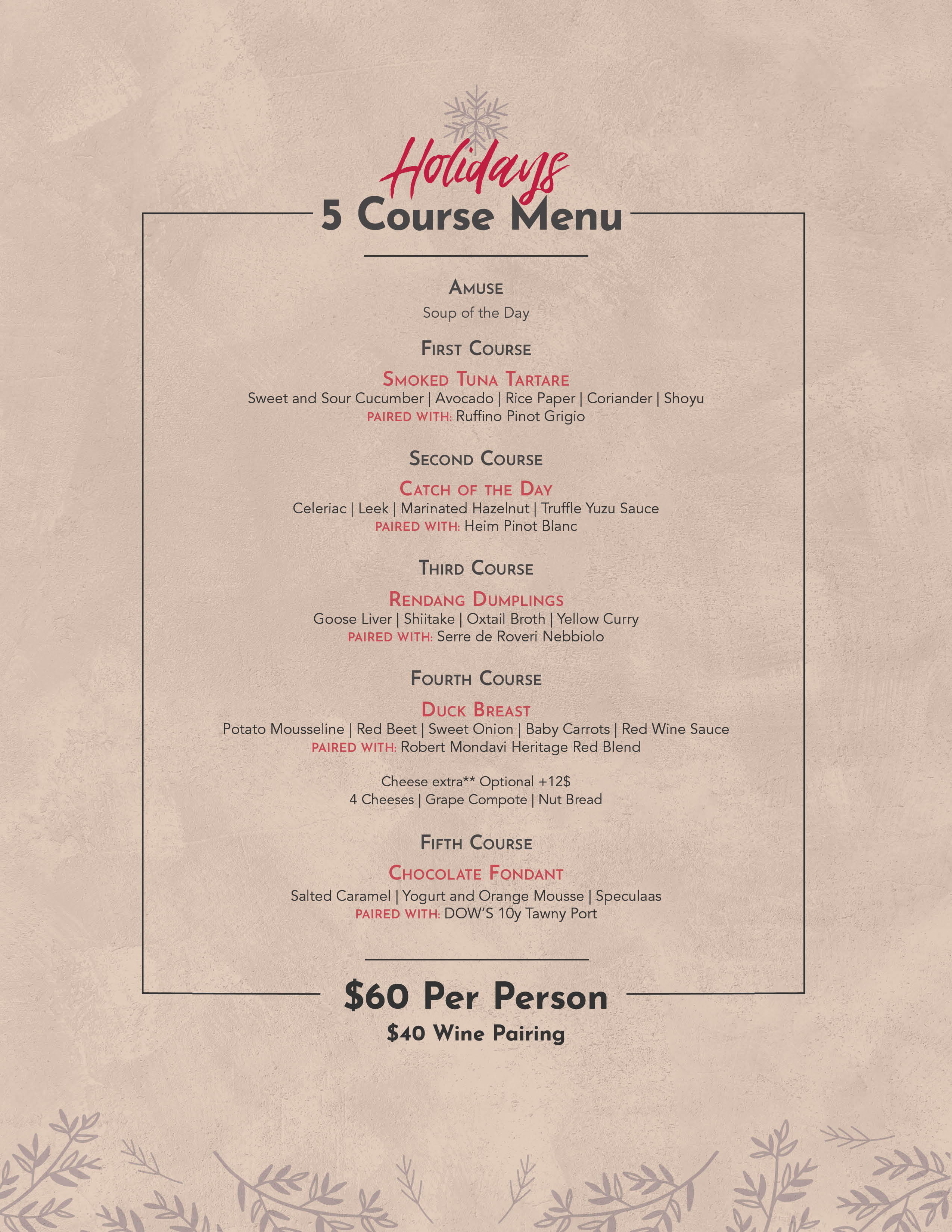 A Spectacular Holiday Dinner Menu At Que Pasa Restaurant Winebar A spectacular holiday dinner menu at que pasa restaurant winebar